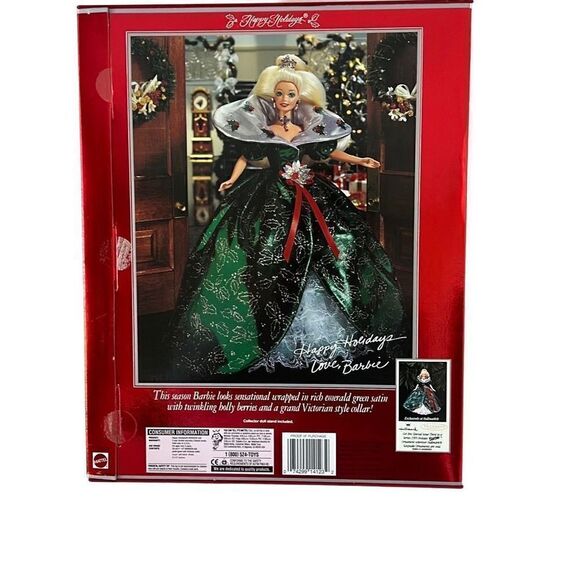 Mattel Vintage Happy Holidays 1995 Barbie New - Picture 2 of 2